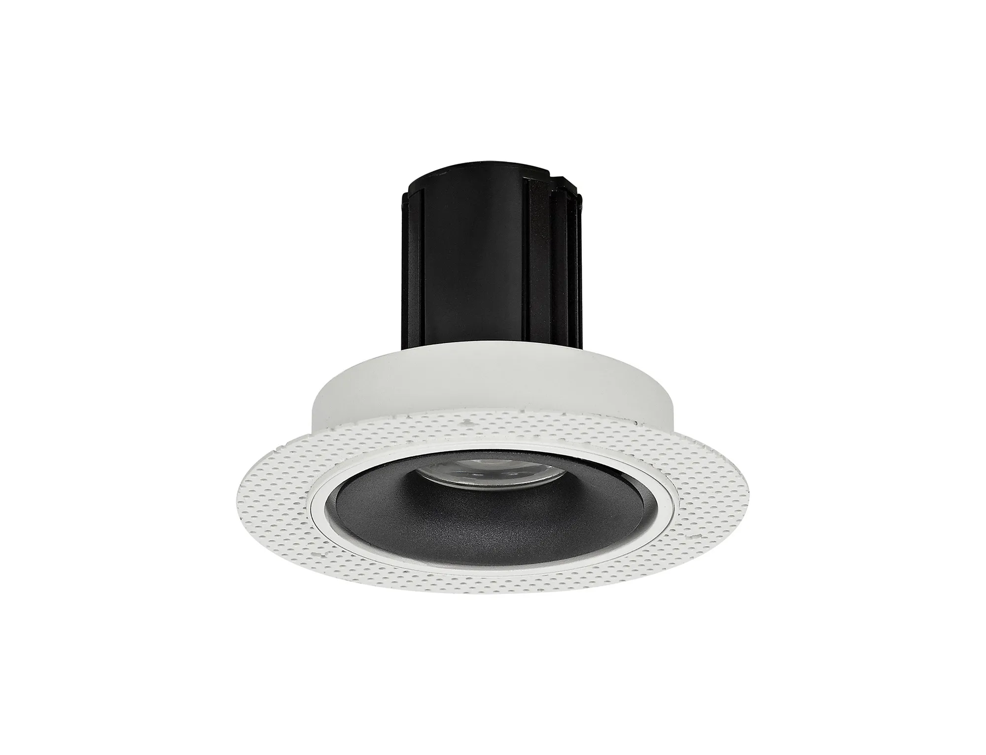 Bolor T 10 Tridonic Powered 10W 4000K 810lm 36° CRI>90 LED Engine White/Black Trimless Fixed Recessed Spotlight, IP20 DM201098  Dlux Bolor T 10